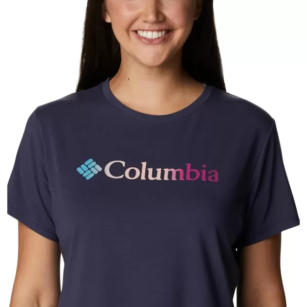 Columbia Women's Sun Trek Ss Graphic Tee