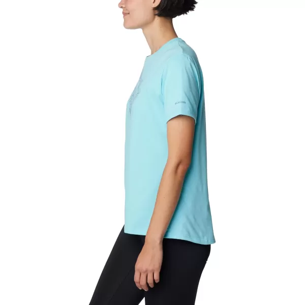 Columbia Women's Sun Trek Ss Graphic Tee