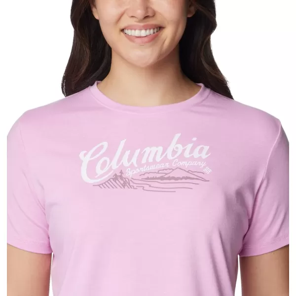 Columbia Women's Sun Trek Ss Graphic Tee