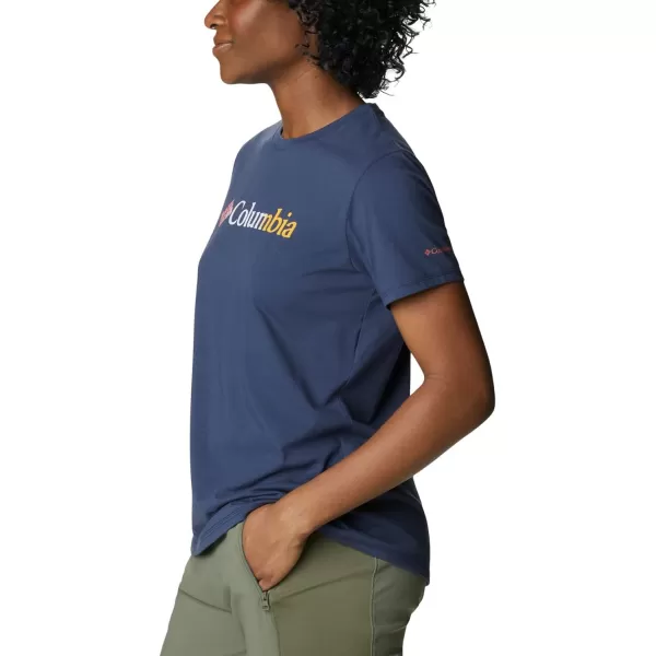Columbia Women's Sun Trek Ss Graphic Tee
