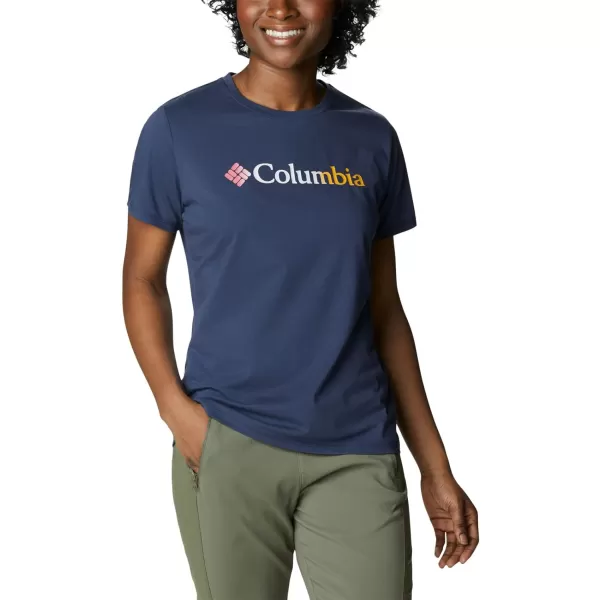 Columbia Women's Sun Trek Ss Graphic Tee