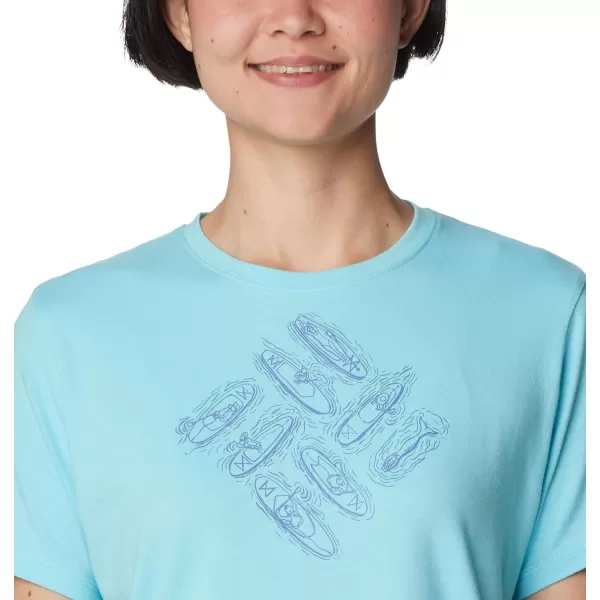 Columbia Women's Sun Trek Ss Graphic Tee