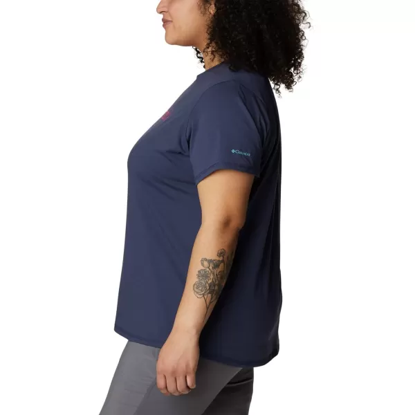 Columbia Women's Sun Trek Ss Graphic Tee