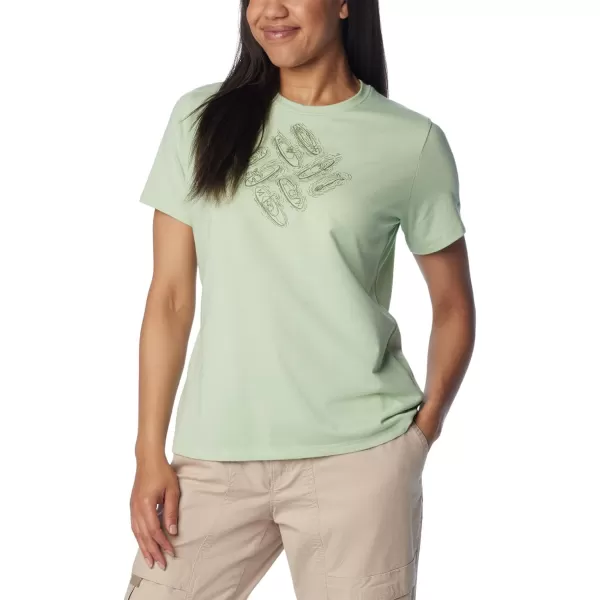 Columbia Women's Sun Trek Ss Graphic Tee
