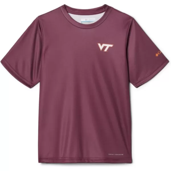 Columbia Kids' Collegiate Terminal Tackle Short Sleeve Shirt