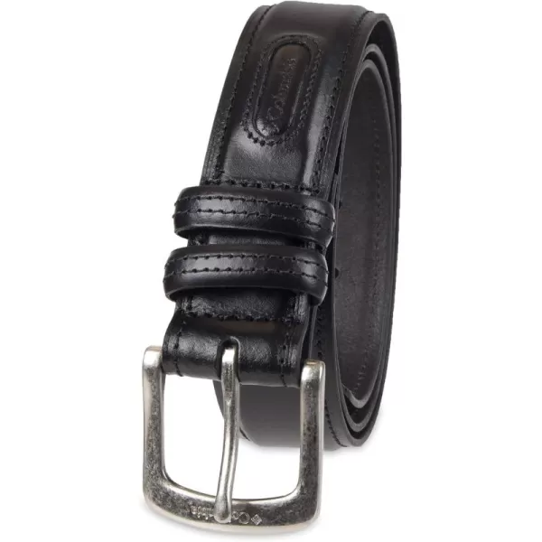 Columbia Men's Double Loop Belt-Casual Dress with Single Prong Buckle for Jeans Khakis