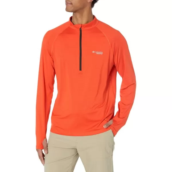 Columbia Men's Endless Trail 1/2 Zip Mesh Long Sleeve