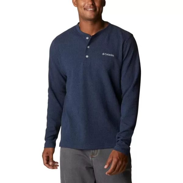 Columbia Men's Pine Peak Waffle Long Sleeve Henley