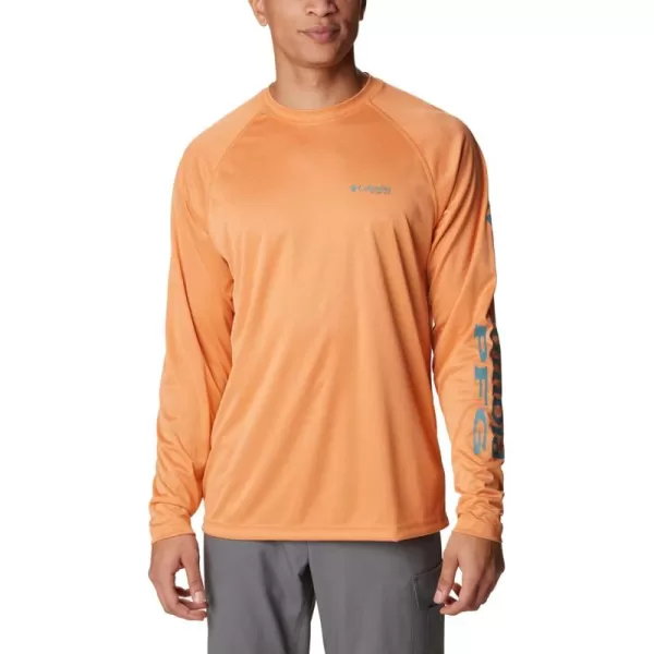 Orange Reef Heather/Tranquil Teal Logo