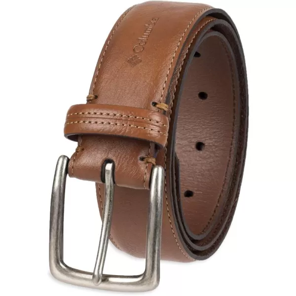 Columbia Men’s Trinity Logo Everyday Casual Dress Belt, Regular and Big and Tall Sizing