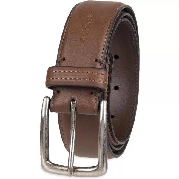 Columbia Men’s Trinity Logo Everyday Casual Dress Belt, Regular and Big and Tall Sizing