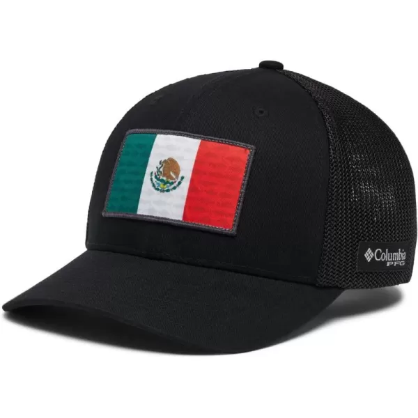 Columbia PFG Mesh Canada Fish Flag Stretch-Fit Hat