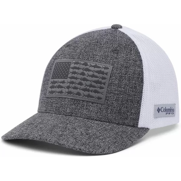 Columbia PFG Mesh Canada Fish Flag Stretch-Fit Hat