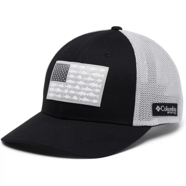 Columbia PFG Mesh Canada Fish Flag Stretch-Fit Hat