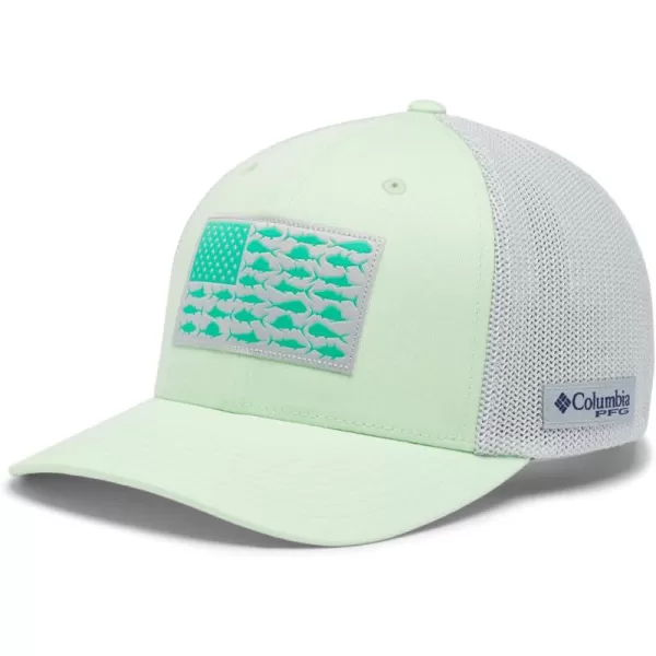 Columbia PFG Mesh Canada Fish Flag Stretch-Fit Hat