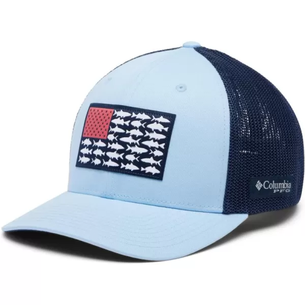 Columbia PFG Mesh Canada Fish Flag Stretch-Fit Hat