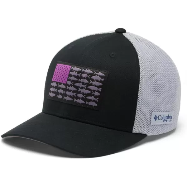 Columbia PFG Mesh Canada Fish Flag Stretch-Fit Hat
