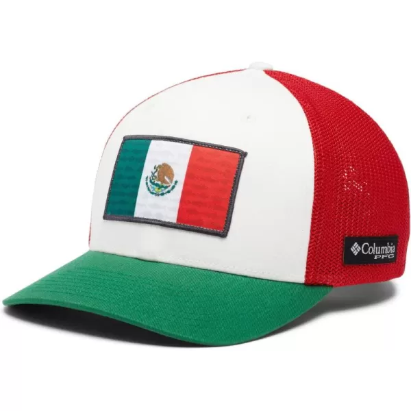 Columbia PFG Mesh Canada Fish Flag Stretch-Fit Hat