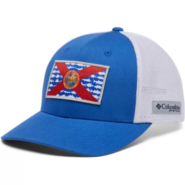 Columbia PFG Mesh Canada Fish Flag Stretch-Fit Hat