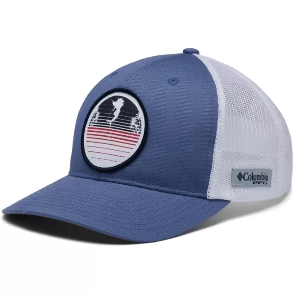 Columbia PFG Trucker Patch Snap Back