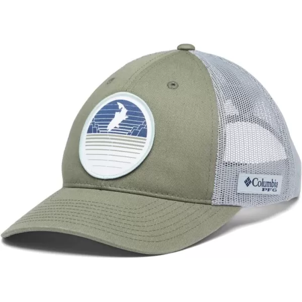 Columbia PFG Trucker Patch Snap Back