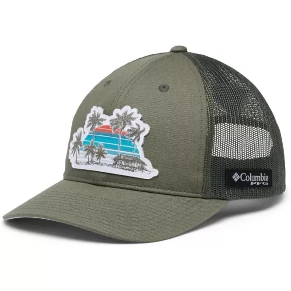 Columbia PFG Trucker Patch Snap Back