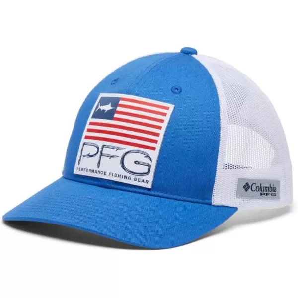 Columbia PFG Trucker Patch Snap Back