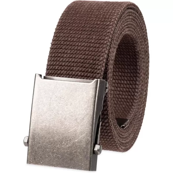 Columbia Unisex-Adult Military Web Belt-Adjustable One Size Cotton Strap and Metal Plaque Buckle
