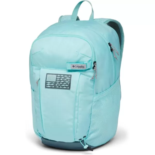 Columbia Unisex PFG Terminal Tackle 28L Backpack, Cool Grey/Fish Flag, One Size