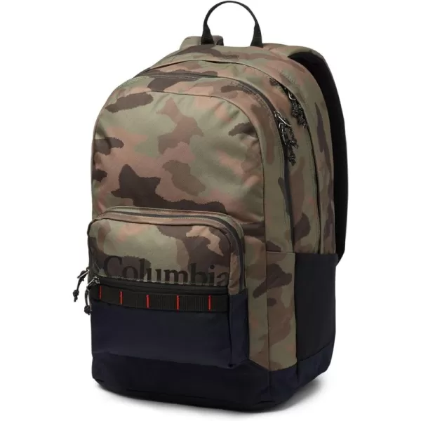 Columbia Unisex Zigzag 30L Backpack, Black Mod Camo, One Size