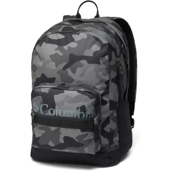 Columbia Unisex Zigzag 30L Backpack, Black Mod Camo, One Size