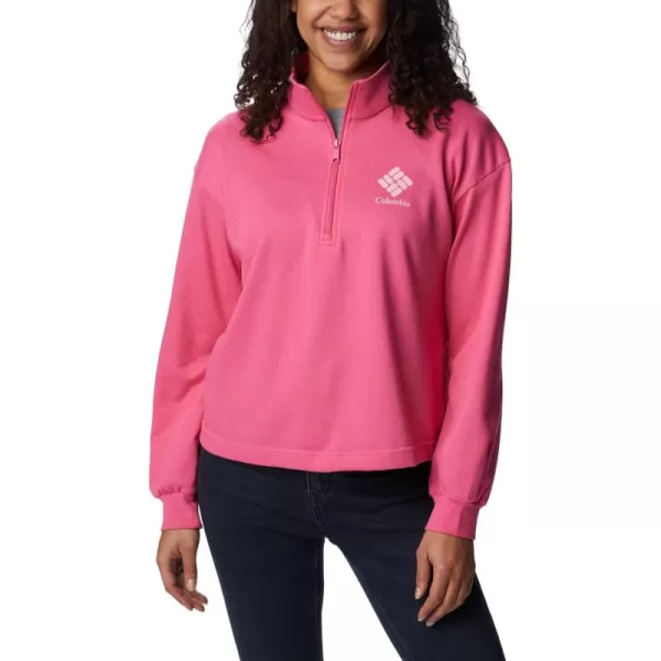 Columbia Women's Logo French Terry Half Zip