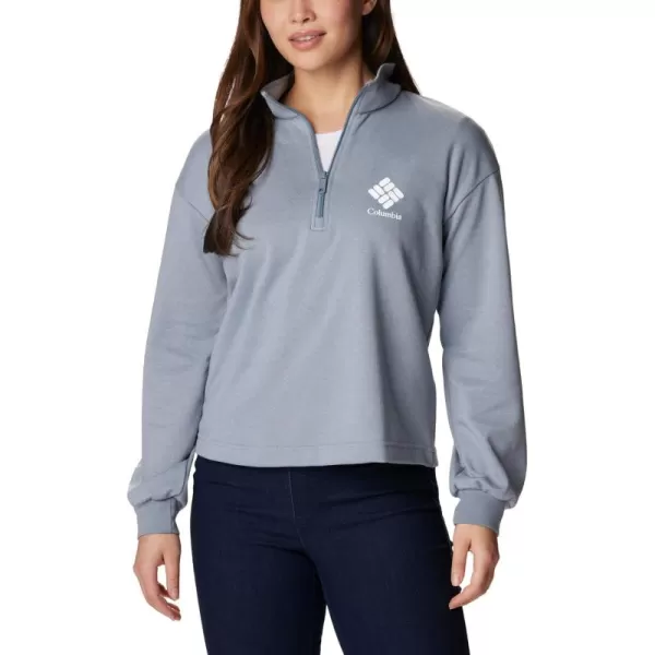 Columbia Women's Logo French Terry Half Zip