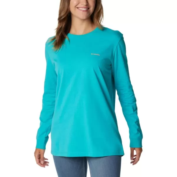Columbia Women's North Cascades Back Graphic Long Sleeve Tee