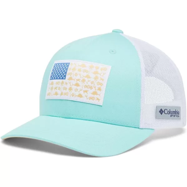 Columbia Women's PFG Fish Flag Snap Back