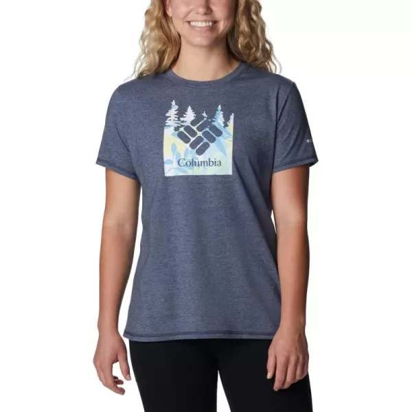 Columbia Women's Sun Trek Ss Graphic Tee