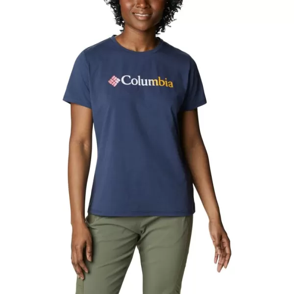 Columbia Women's Sun Trek Ss Graphic Tee