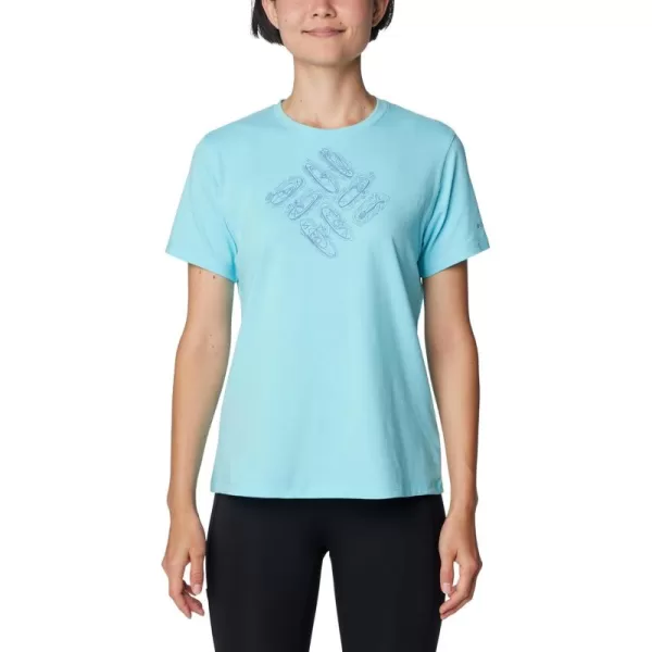 Columbia Women's Sun Trek Ss Graphic Tee