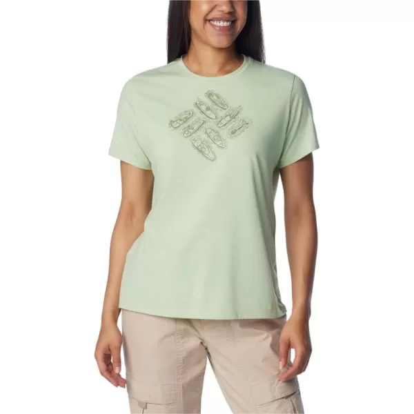 Columbia Women's Sun Trek Ss Graphic Tee