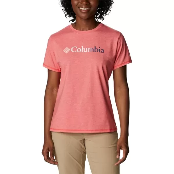 Columbia Women's Sun Trek Ss Graphic Tee
