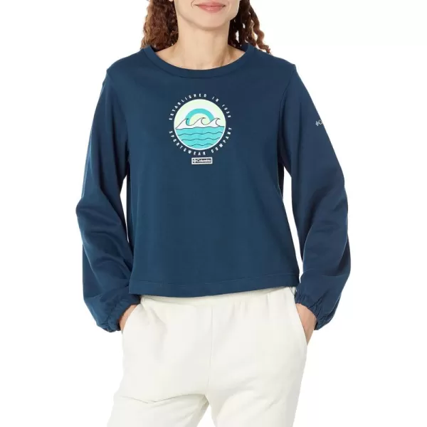 Columbia Women's Trek Seasonal Ft Graphic Crew