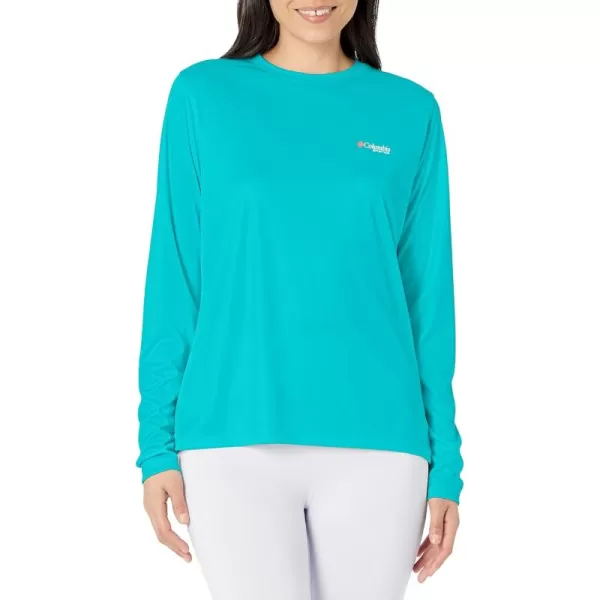 Columbia Boys' Tidal Tee PFG Fish Flag Long Sleeve