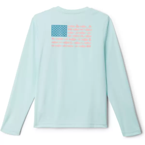 Columbia Boys' Terminal Tackle PFG Fish Flag Long Sleeve