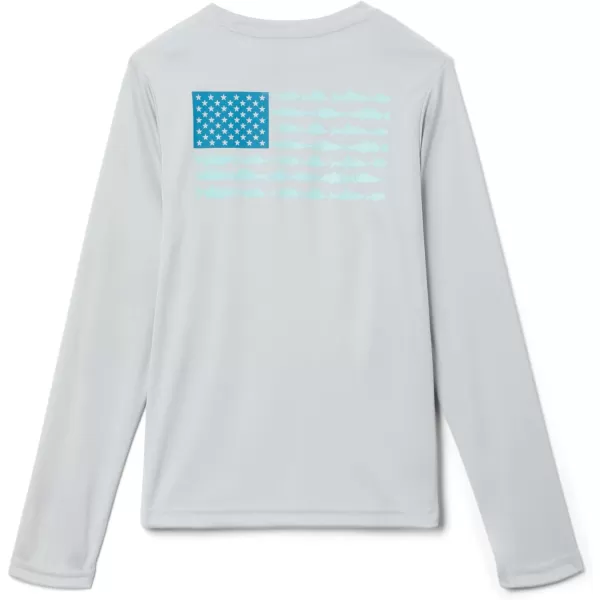 Columbia Boys' Terminal Tackle PFG Fish Flag Long Sleeve