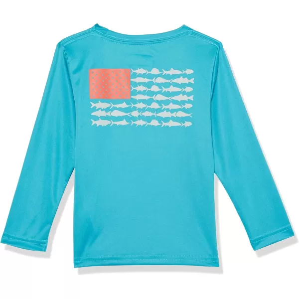 Columbia Boys' Terminal Tackle PFG Fish Flag Long Sleeve