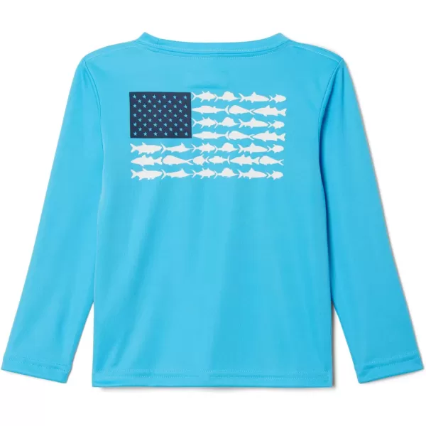 Columbia Boys' Terminal Tackle PFG Fish Flag Long Sleeve