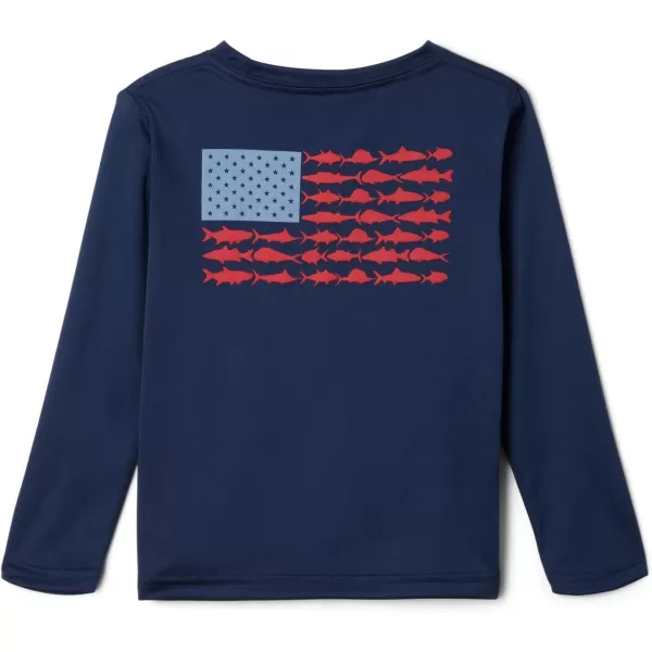 Columbia Boys' Terminal Tackle PFG Fish Flag Long Sleeve