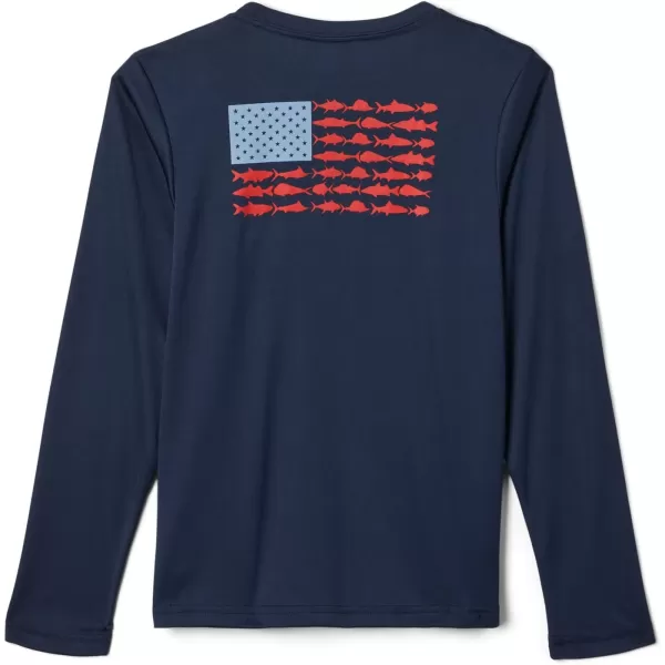Columbia Boys' Terminal Tackle PFG Fish Flag Long Sleeve