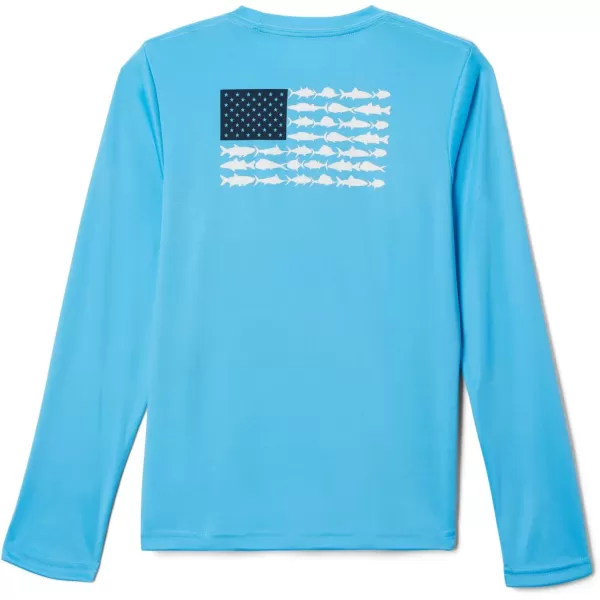 Columbia Boys' Terminal Tackle PFG Fish Flag Long Sleeve