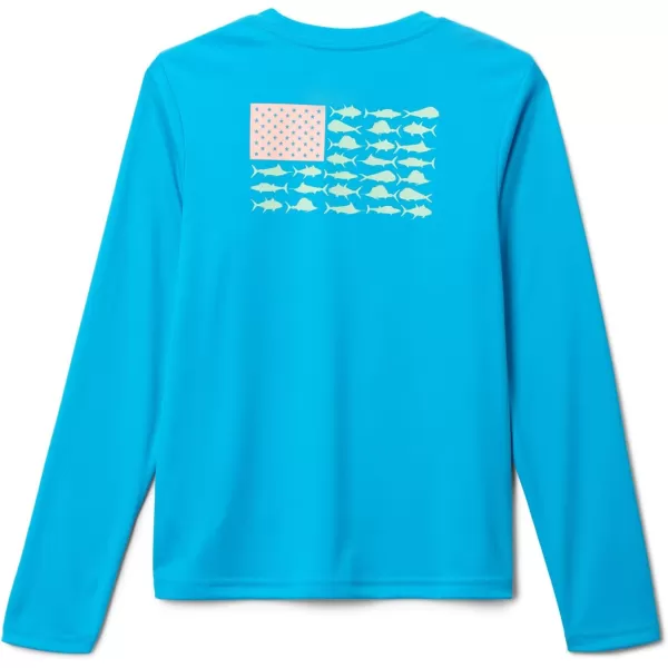 Columbia Boys' Terminal Tackle PFG Fish Flag Long Sleeve